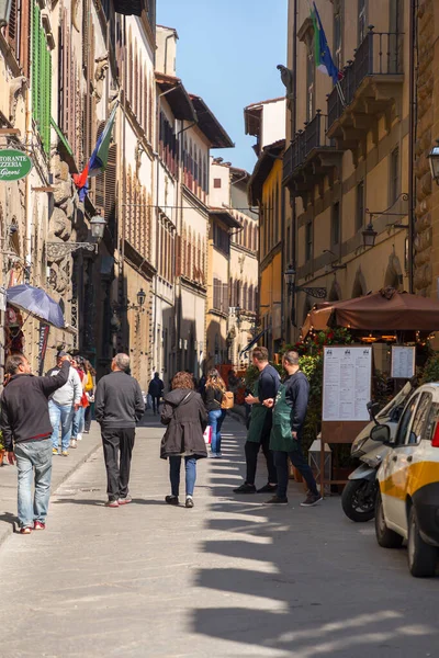 Florence Italy April 2022 Typical Architecture Street View Florence Tuscany — стоковое фото