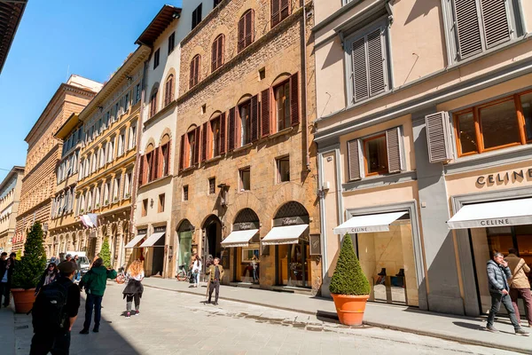 Florence Italy April 2022 Typical Architecture Street View Florence Tuscany — 스톡 사진