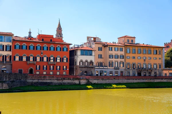 Florence Italy April 2022 Building Historical Structures Arno River Florence — Stock Photo, Image
