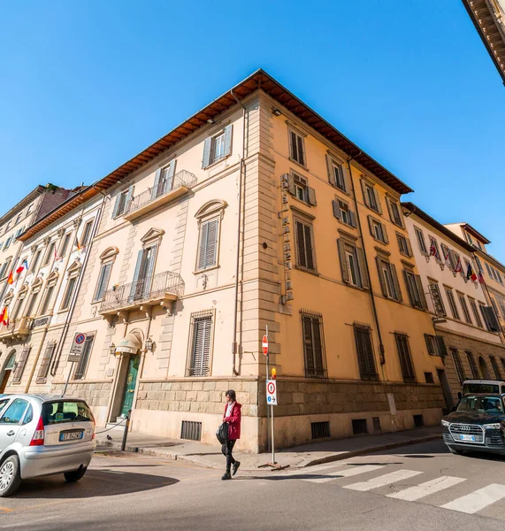 Florence Italy April 2022 Typical Architecture Street View Florence Tuscany — Fotografia de Stock