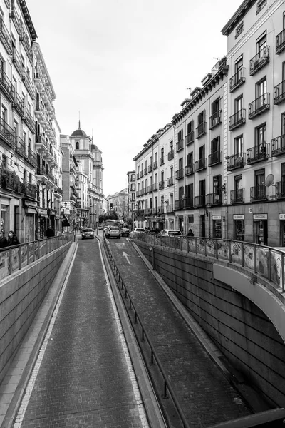 Madrid Spanien Feb 2022 Allgemeine Architektur Und Straßenansichten Den Zentralen — Stockfoto
