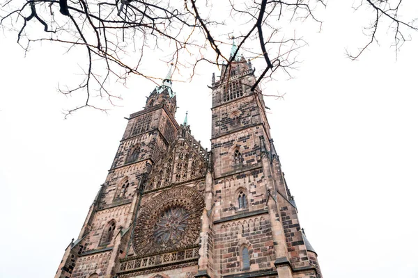 Сент Лоренц Відома Євангельська Лютеранська Церква Баварії Він Присвячений Святому — стокове фото