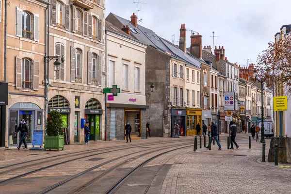 Orleans Frankreich Jan 2022 Straßenansicht Mit Typischer Architektur Orleans Der — Stockfoto