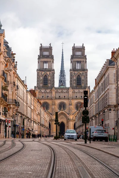 Orleans Fransa Ocak 2022 Rue Jeanne Arc Joan Arc Caddesi — Stok fotoğraf