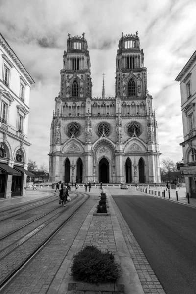 Orleans Francie Ledna 2022 Orleans Cathedral Cathedrale Sainte Croix Orleans — Stock fotografie