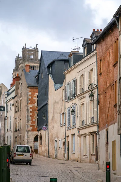 Orleans Francia Ene 2022 Vista Calle Con Arquitectura Típica Orleans — Foto de Stock
