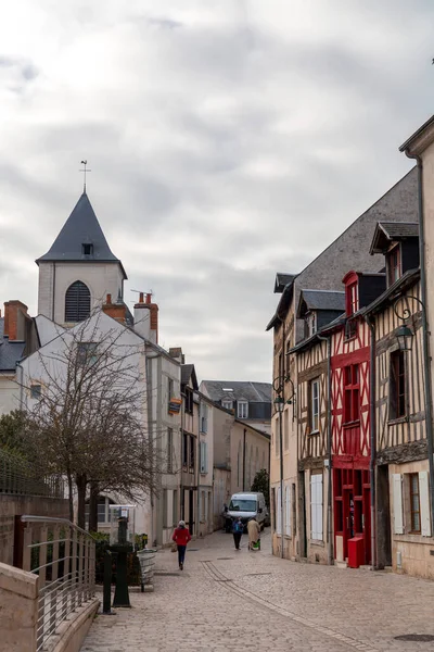Orleans Frankreich Jan 2022 Straßenansicht Mit Typischer Architektur Orleans Der — Stockfoto