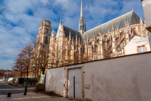Orleans France January 2022 Orleans Cathedral Cathedrale Sainte Croix Orleans — Stock Photo, Image