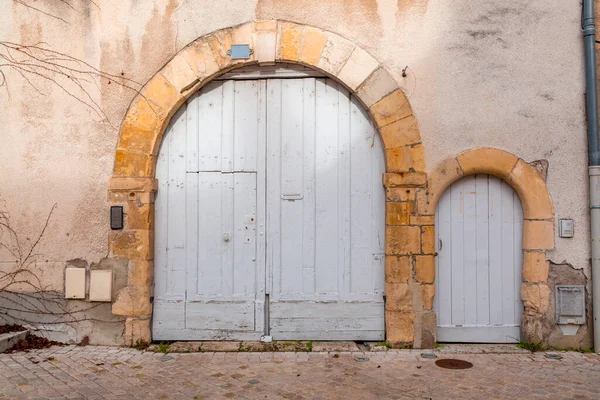Puerta Ornamentada Antigua Hermosa Detalle Arquitectónico Clásico —  Fotos de Stock