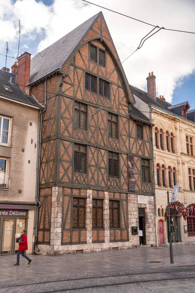 stock image Orleans, France - JAN 21, 2022: Residence Museum of Joan of Arc, the famous French national heroine in Orleans, France.