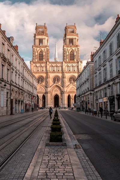 Orleans Fransa Ocak 2022 Rue Jeanne Arc Joan Arc Caddesi — Stok fotoğraf
