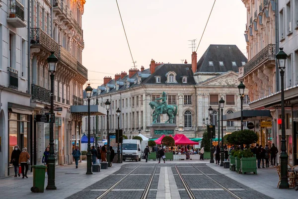 Orleans Frankreich Januar 2022 Architektonische Ansicht Des Martroi Platzes Orleans — Stockfoto