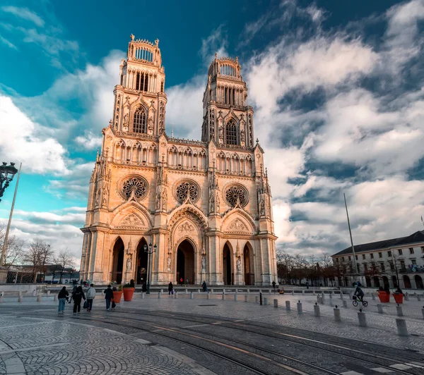 Orleans Frankrike Januari 2022 Orleans Cathedral Cathedrale Sainte Croix Orleans — Stockfoto