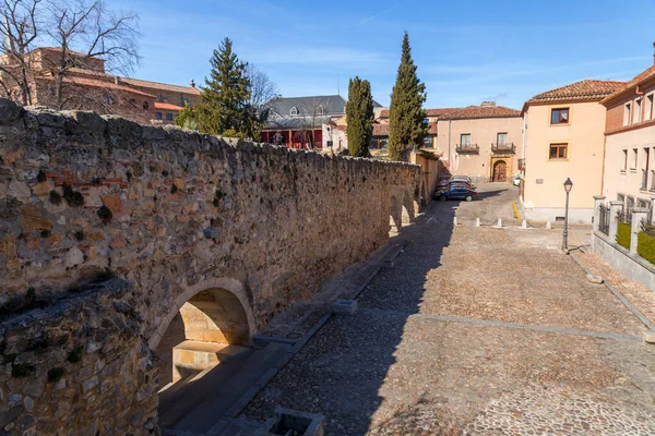 Segovia Spanya Şubat 2022 Eski Segovia Kastilya Leon Spanya Geleneksel — Stok fotoğraf