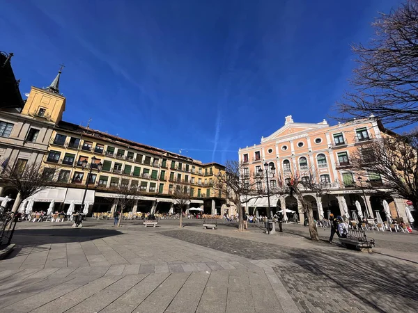 Segovia España Febrero 2022 Vista Fachada Del Edificio Del Teatro — Foto de Stock