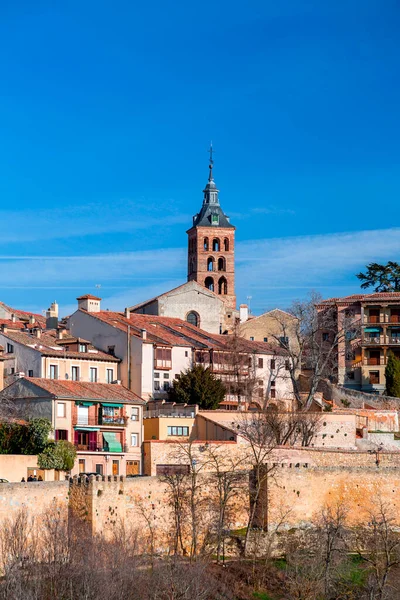 Segovia Spanien Februar 2022 Stadtansichten Von Der Antiken Stadt Segovia — Stockfoto