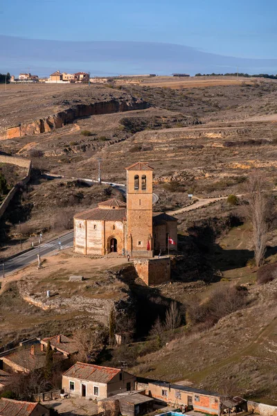 Segovia Spanien Feb 2022 Iglesia Vera Cruz Liten Kyrka Segovia — Stockfoto