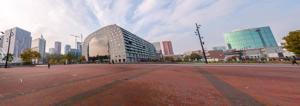 Rotterdam Pays Bas Oct10 2021 Markthal Est Immeuble Résidentiel Bureaux — Photo