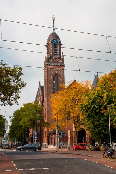 Роттердам Нидерланды Октября 2021 Года Церковь Арминий Ремонстрант Роттердаме Построен — стоковое фото