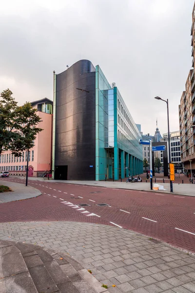 Rotterdam Netherlands October 2021 Central Police Station Building Doelwater Hoofdbureau — Stock Photo, Image