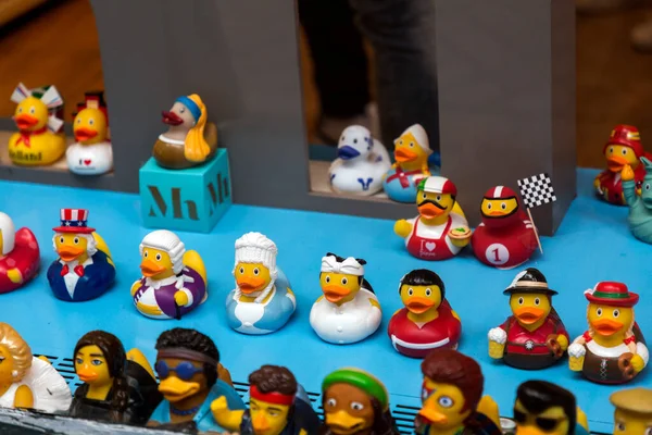 Amsterdam Oct 2021 Various Duck Toy Sold Toy Shop Netherlands — 스톡 사진