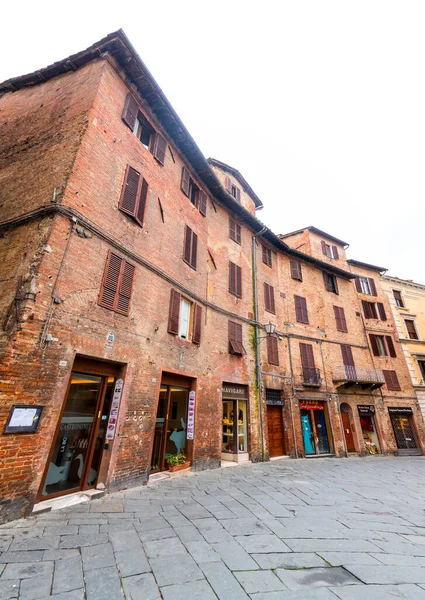 Siena Italy Apr 2022 Generic Architecture Street View Historical Italian — Foto de Stock