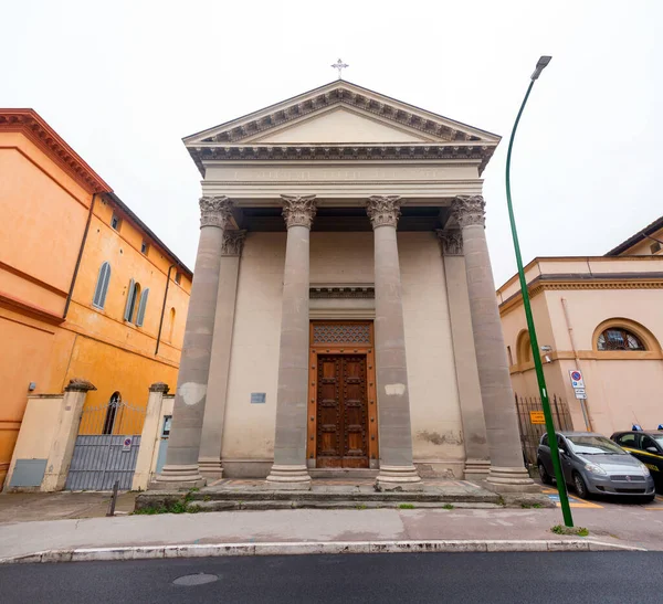 Siena Włochy Apr 2022 Widok Zewnątrz Wejście Chiesa Evangelica Valdese — Zdjęcie stockowe