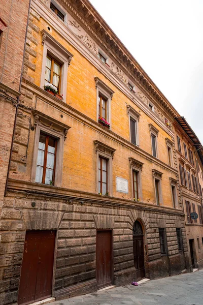 Siena Italy Apr 2022 Generic Architecture Street View Historical Italian — 图库照片