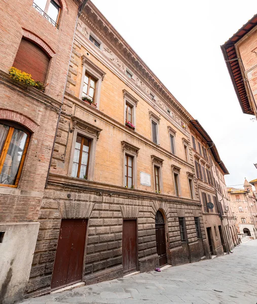 Siena Italy Apr 2022 Generic Architecture Street View Historical Italian — 图库照片