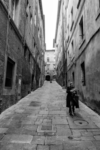 Siena Italy Apr 2022 Generic Architecture Street View Historical Italian — ストック写真