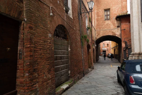 Siena Italy Apr 2022 Generic Architecture Street View Historical Italian — Stock Photo, Image