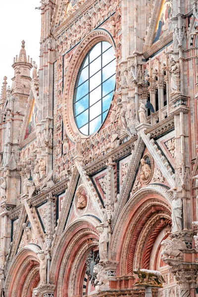Siena Cathedral Medieval Church Siena Dedicated Its Earliest Days Roman — Stockfoto
