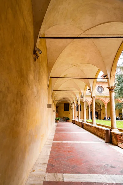 Siena Italy Apr 2022 Patio Faculty Economy Universite Degli Studi — Zdjęcie stockowe