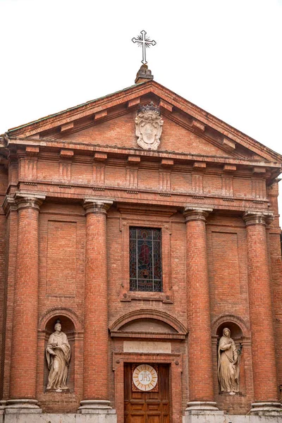 Siena Włochy Apr 2022 San Cristoforo Rzymskokatolicki Kościół Położony Piazza — Zdjęcie stockowe