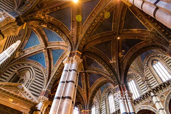 Siena Italia Apr 2022 Pandangan Dalam Negeri Terhadap Katedral Siena — Stok Foto