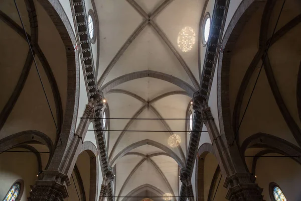 位于意大利佛罗伦萨的佛罗伦萨大教堂 Cattedrale Santa Maria Del Fiore 的内部细节 大楼在1436年竣工 — 图库照片