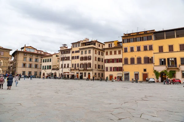 Florença Itália Abril 2022 Piazza Santa Croce Localizada Perto Piazza — Fotografia de Stock