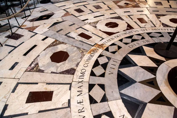 Florence Italy April 2022 Interior Detail Florence Cathedral Cattedrale Santa — Stock Photo, Image