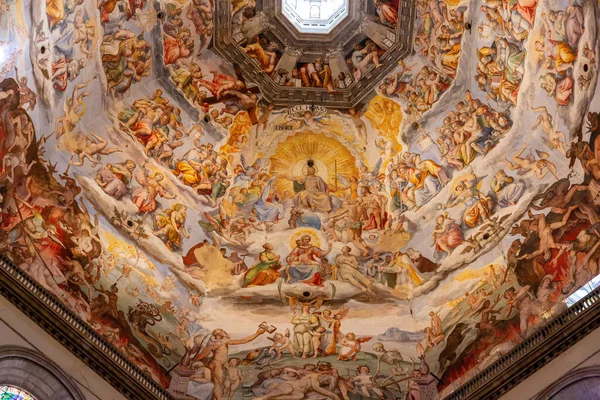 Florencia Italia Abril 2022 Detalle Interior Catedral Florencia Cattedrale Santa —  Fotos de Stock