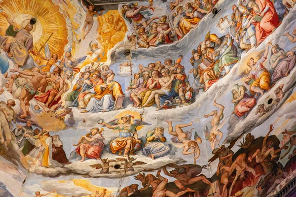 Флоренція Італія Квітня 2022 Внутрішні Деталі Флорентійського Собору Cattedrale Santa — стокове фото