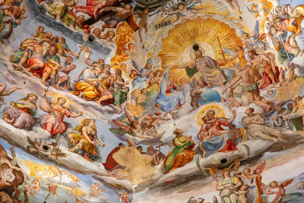 Florença Itália Abril 2022 Detalhes Interiores Catedral Florença Cattedrale Santa — Fotografia de Stock
