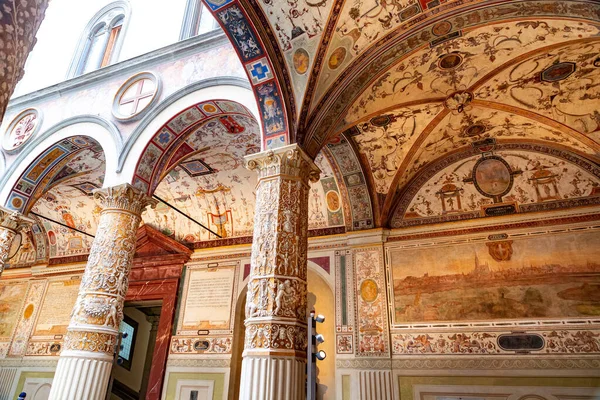 Флоренция Италия Апреля 2022 Года Палаццо Веккьо Старый Дворец Площади — стоковое фото
