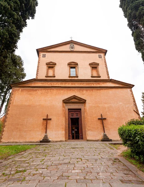 Florença Itália Abril 2022 Exterior Igreja San Salvatore Monte Construída — Fotografia de Stock