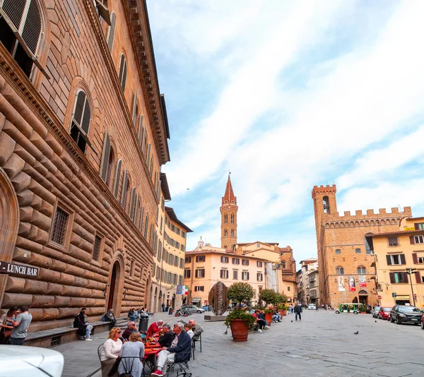 Florenz Italien April 2022 Piazza San Firenze Ist Ein Platz — Stockfoto