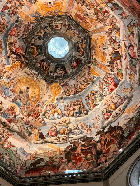 Florencie Itálie Dubna 2022 Interiér Florentské Katedrály Cattedrale Santa Maria — Stock fotografie