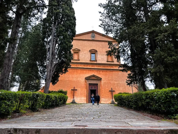 Florencja Włochy Kwietnia 2022 Wygląd Kościoła San Salvatore Monte Zbudowanego — Zdjęcie stockowe