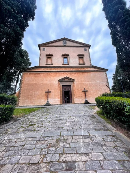 Φλωρεντία Ιταλία Απριλίου 2022 Εξωτερικό Του San Salvatore Monte Εκκλησία — Φωτογραφία Αρχείου