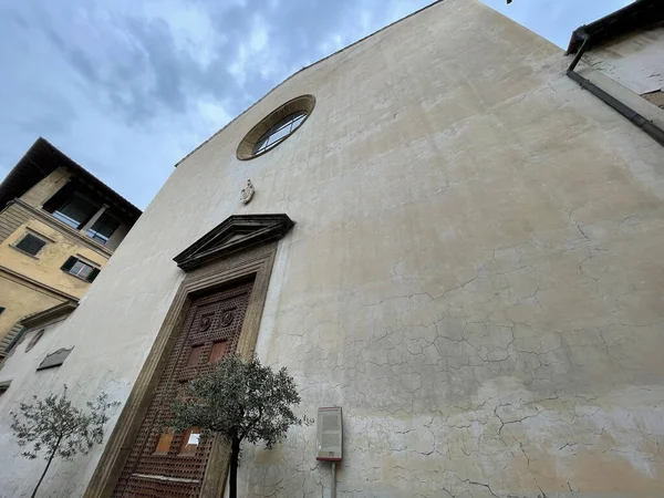 Firenze Olaszország 2022 Április San Niccolo Ontrarno Templom Külső Nézete — Stock Fotó