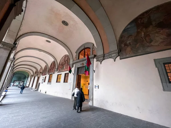 Флоренция Италия Апреля 2022 Года Историческая Архитектура Вид Улицы Флоренции — стоковое фото