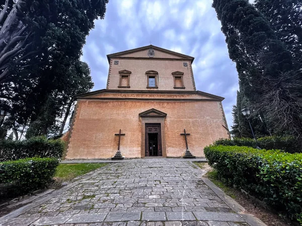Esterno Della Chiesa San Salvatore Monte Costruita Nel 1499 Firenze — Foto Stock